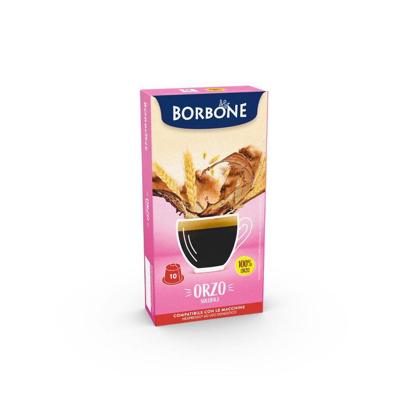 ORZO - Capsule Compatibili Nespresso - Caffè Borbone Confezione da Capsule  10 Capsule