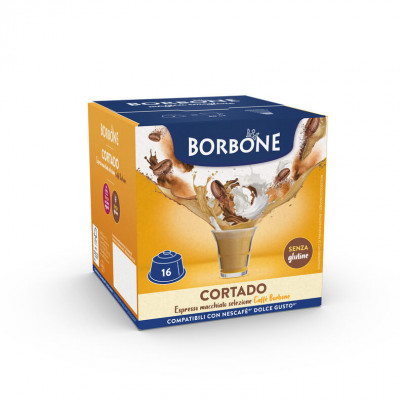 CORTADO - CAFFÈ MACCHIATO - Capsule Compatibili Dolce Gusto - Caffè Borbone