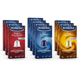 Kit Degustazione - Capsule In Alluminio COMPATIBILI Nespresso - Caffè Borbone Kit Degustazione - Capsule In Alluminio COMPATIBILI Nespresso - Caffè Borbone