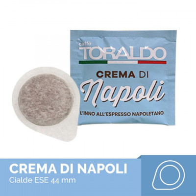 Crema di Napoli - Cialde ESE 44 mm - Caffè Toraldo