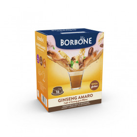 GINSENG AMARO - Capsule compatibili A Modo Mio - Caffè Borbone GINSENG AMARO - Capsule compatibili A Modo Mio - Caffè Borbone