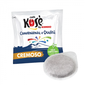 Miscela Cremoso - Cialde Compostabili Filtrocarta ESE 44mm - Caffè Kosè by Kimbo Miscela Cremoso - Cialde Compostabili Filtrocarta ESE 44mm - Caffè Kosè by Kimbo