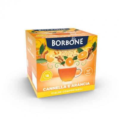 CANNELLA E ARANCIA - Cialde Filtrocarta ESE 44mm - Caffè Borbone