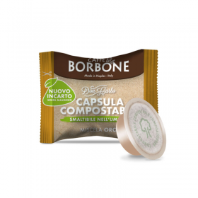 Miscela ORO - A Modo Mio Capsule Compostabili - Don Carlo - Caffè Borbone Miscela ORO - A Modo Mio Capsule Compostabili - Don Carlo - Caffè Borbone