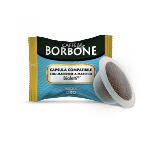 Miscela ORO - Bialetti Capsule - Caffè Borbone Miscela ORO - Bialetti Capsule - Caffè Borbone
