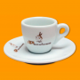 Tazzina da Caffè con Piattino in Ceramica - Caffè Passalacqua