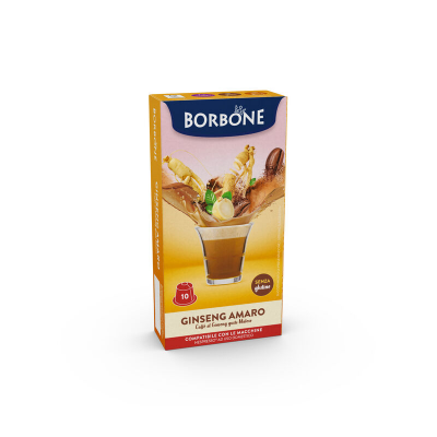 GINSENG AMARO - Capsule Compatibili Nespresso - Caffè Borbone