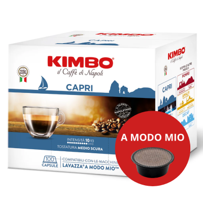 Miscela CAPRI - A Modo Mio Capsule Compatibili - Caffè Kimbo