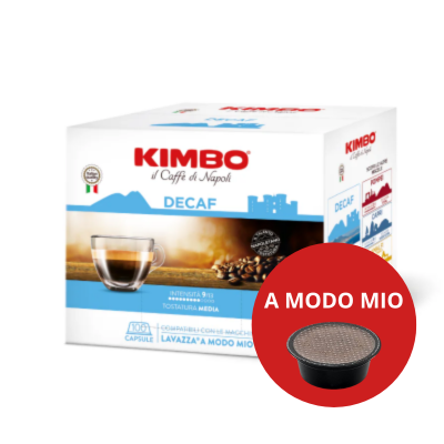 MISCELA DECAFFEINATO - A MODO MIO CAPSULE COMPATIBILI - CAFFÈ KIMBO