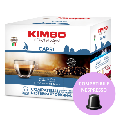 Miscela CAPRI - Nespresso Capsule Compatibili - Caffè Kimbo