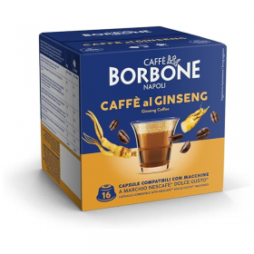 Caffè al GINSENG - Capsule Compatibili Dolce Gusto - Caffè Borbone Caffè al GINSENG - Capsule Compatibili Dolce Gusto - Caffè Borbone