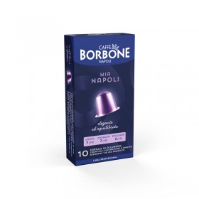 Miscela MIA NAPOLI - Capsule In Alluminio COMPATIBILI Nespresso - Caffè Borbone