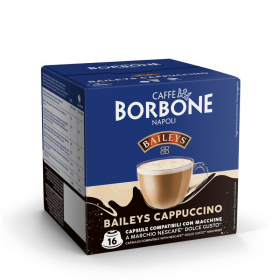 Bevanda al BAILEYS CAPPUCCINO  - Capsule Compatibili Dolce Gusto - Caffè Borbone