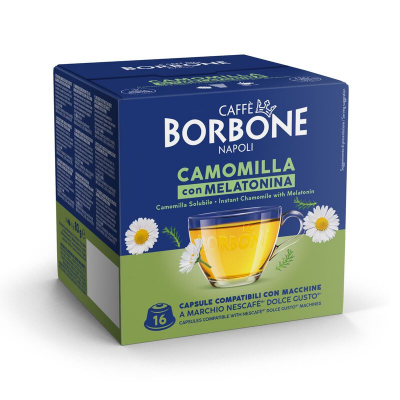 CAMOMILLA E MELATONINA - Capsule Compatibili Dolce Gusto - Caffè Borbone
