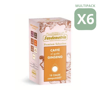 CAFFÉ AL GINSENG - Cialde Filtrocarta ESE 44mm - Sandemetrio