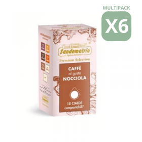 CAFFÉ ALLA NOCCIOLA - Cialde Filtrocarta ESE 44mm - Sandemetrio