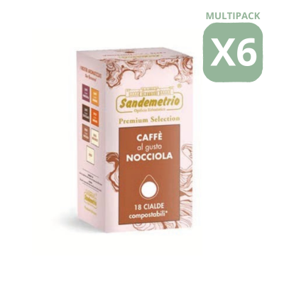 CAFFÉ ALLA NOCCIOLA - Cialde Filtrocarta ESE 44mm - Sandemetrio