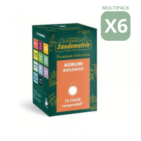 AGRUMI BIO - Cialde Filtrocarta ESE 44mm - Sandemetrio