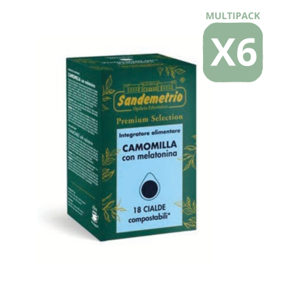 CAMOMILLA CON MELATONINA - Cialde Filtrocarta ESE 44mm - Sandemetrio