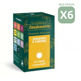 ZENZERO E LIMONE - Cialde Filtrocarta ESE 44mm - Sandemetrio