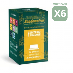 ZENZERO E LIMONE - Capsule Compatibili A Modo Mio - Sandemetrio