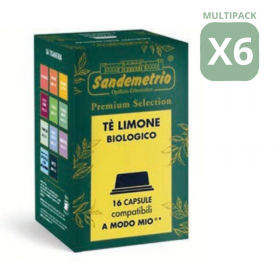 TÈ LIMONE - Capsule Compatibili A Modo Mio - Sandemetrio