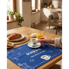 Tovaglietta Caffè Borbone – Set collezione esclusiva | Design colorato e resistente