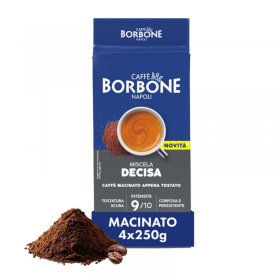 Miscela Decisa - Caffè Macinato per Moka - Caffè borbone