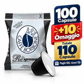 Miscela NERA - Nespresso Capsule - Respresso - Caffè Borbone