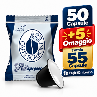 Miscela BLU - Nespresso Capsule - Respresso - Caffè Borbone