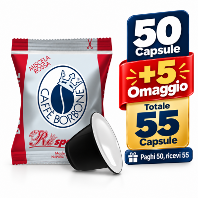 Miscela ROSSA - Nespresso Capsule - Respresso - Caffè Borbone