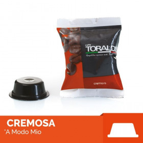Cremosa - Capsule Compatibili A Modo Mio - Caffè Toraldo Cremosa - Capsule Compatibili A Modo Mio - Caffè Toraldo