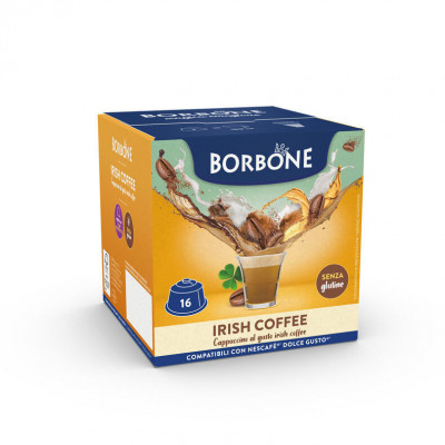 CAPPUCCINO IRISH COFFEE - Capsule Compatibili Dolce Gusto - Caffè Borbone