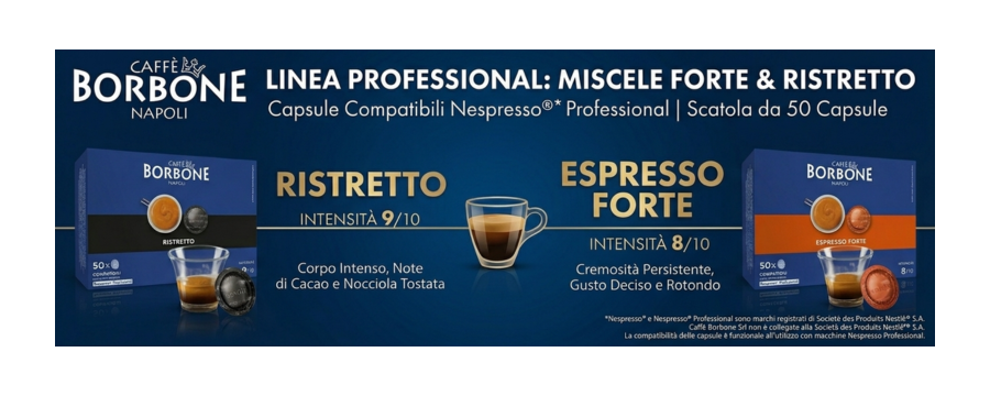 Fornitura Caffè Ufficio: Capsule Borbone Linea Professional - Businesscaffe.it