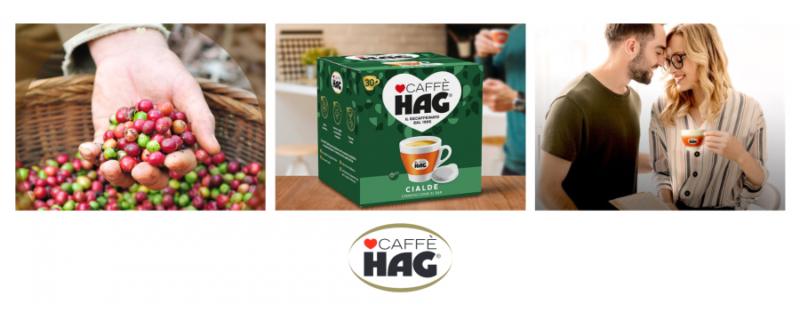 Cialde ESE 44mm Caffè Hag – Confezione da 30 | Decaffeinato di Qualità